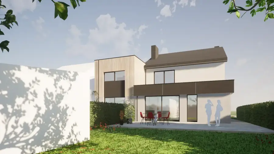 Extension d'une habitation et transformation d'un garage en une habitation
