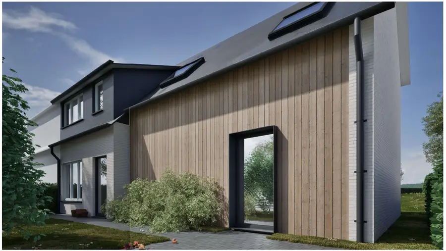 Rénovation et extension d'une maison mitoyenne
