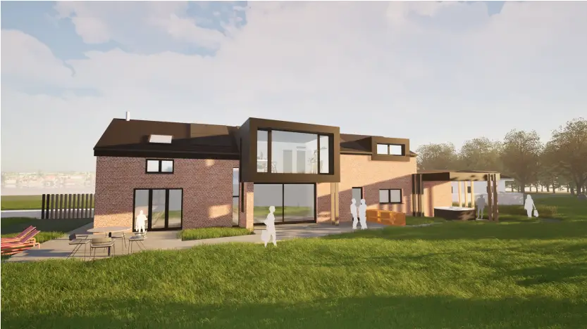 Rénovation d'une habitation et auvent de jacuzzi