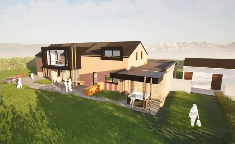 Rénovation d'une habitation et auvent de jacuzzi